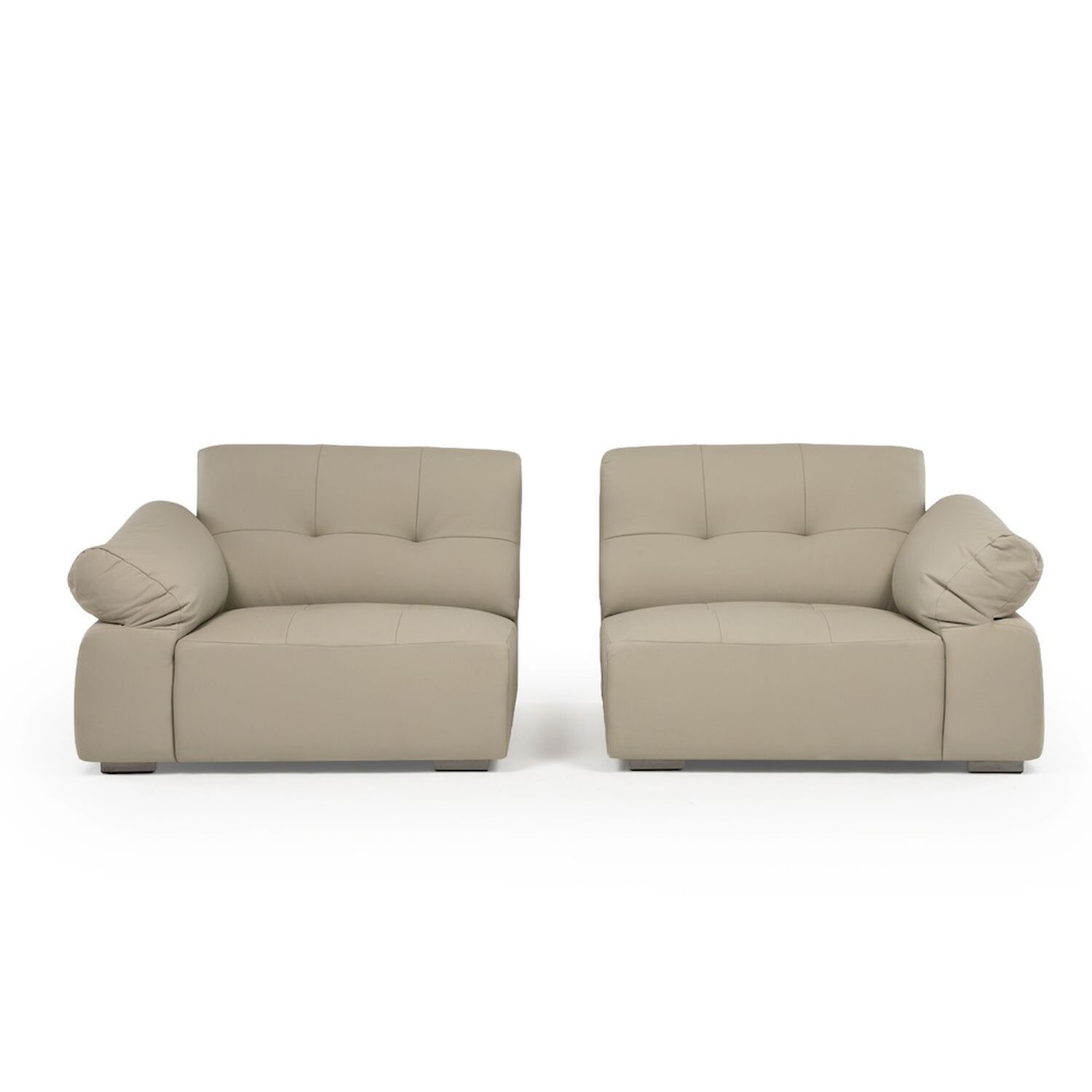 Sof&aacute; Modular Para Living 4 Personas Cl&aacute;sico G&eacute;nova Crema image number 4.0