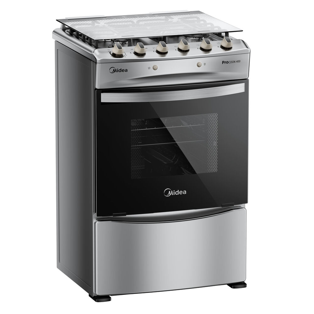 Cocina A Gas Midea MCG-4QPI24NS / 4 Quemadores image number 2.0