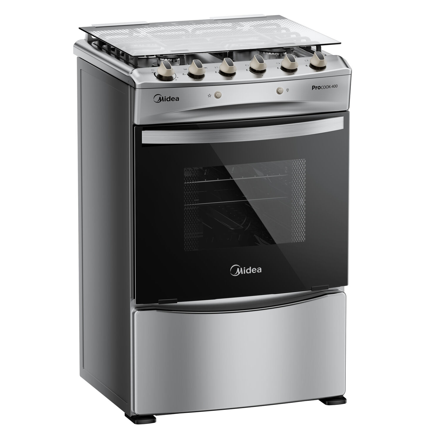 Cocina A Gas Midea MCG-4QPI24NS / 4 Quemadores image number 2.0