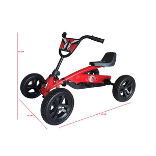 Gokart Racing Con Pedales Rojo