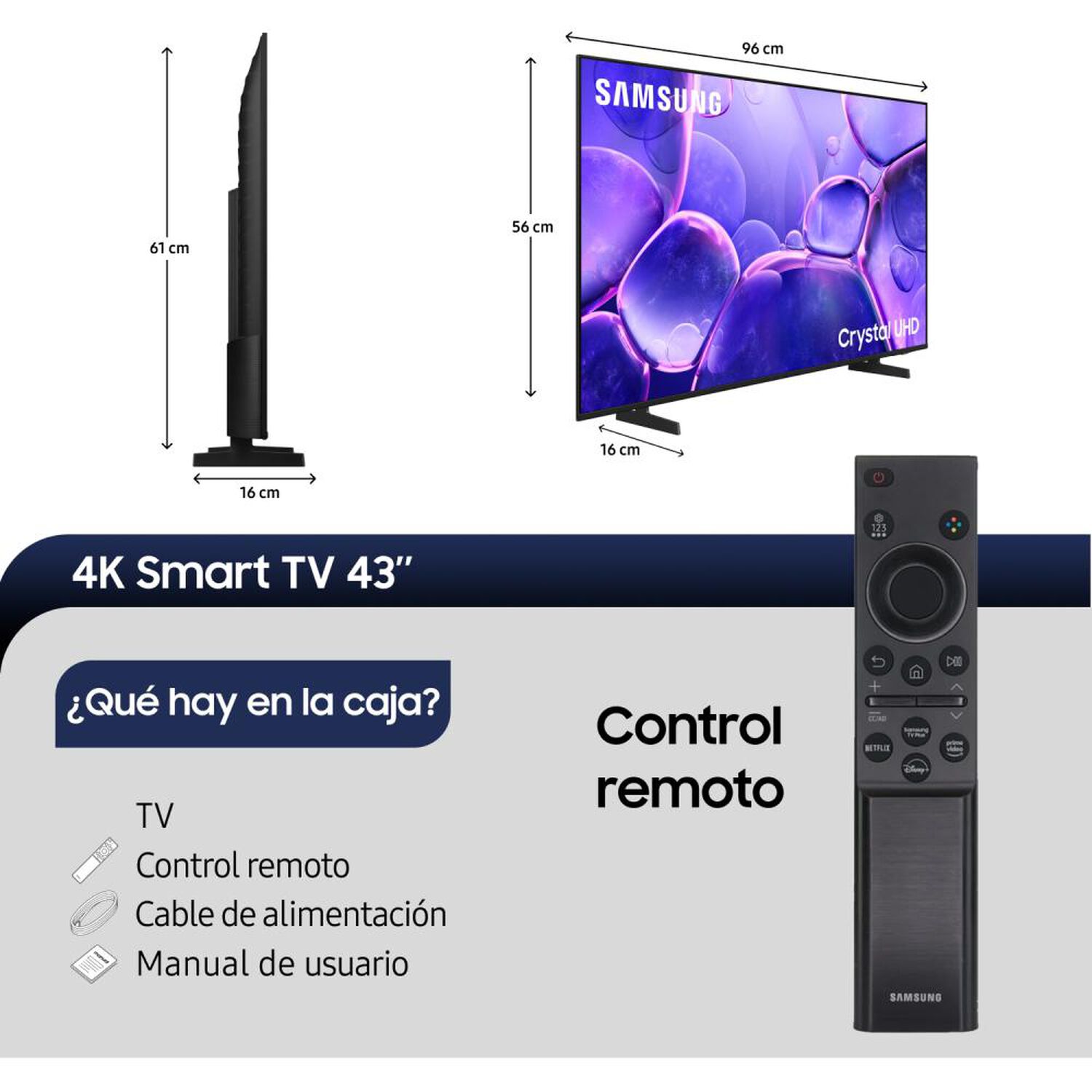 Led 43" Samsung U8000F / Ultra HD 4K / Smart TV 2025 image number 1.0