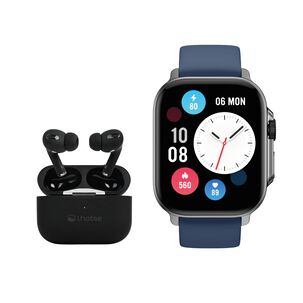 Pack Smartwatch Connect S03 Blue + Audífono Rm7 Black Lhotse