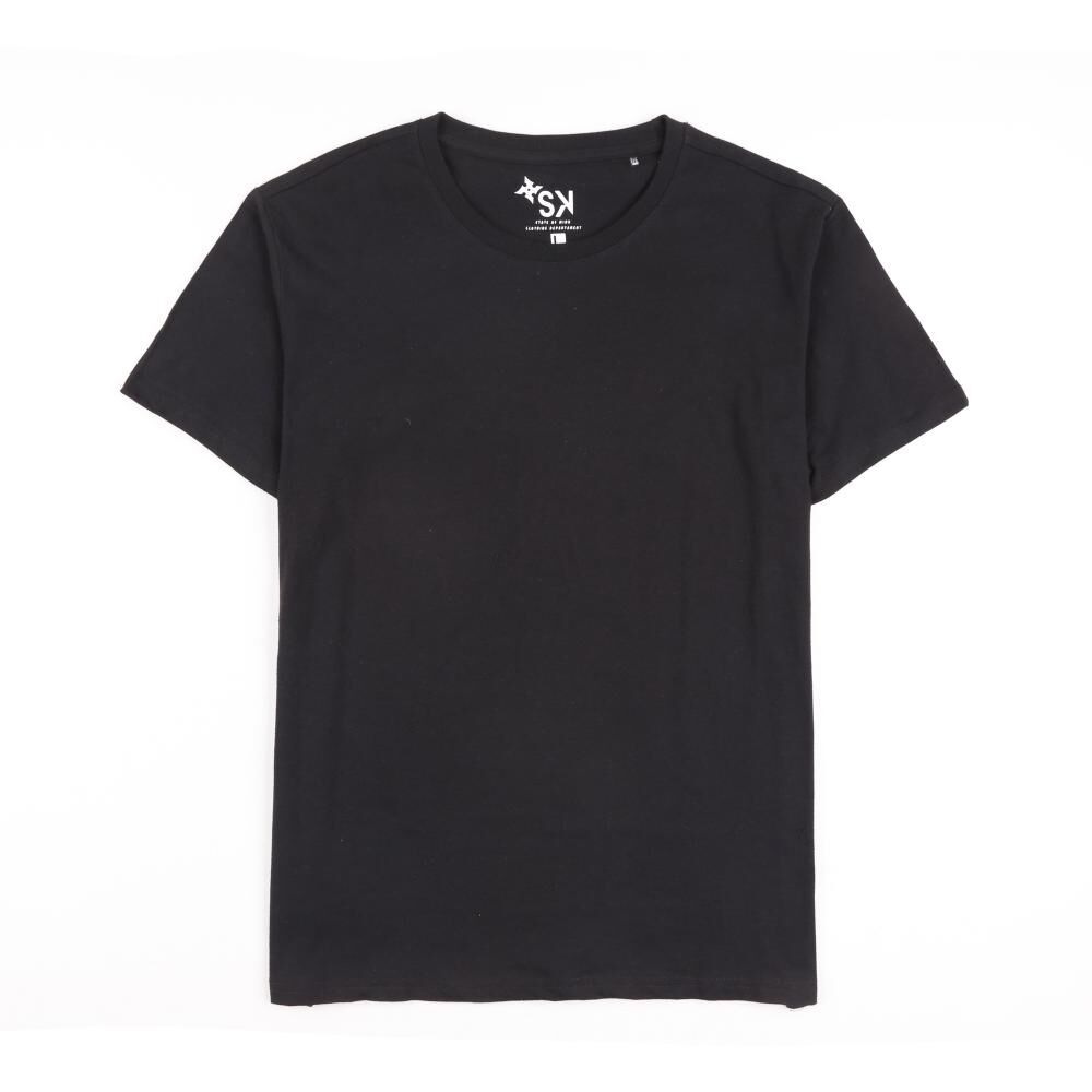 Polera Lisa Slim Manga Corta Cuello Redondo Hombre Skuad image number 0.0