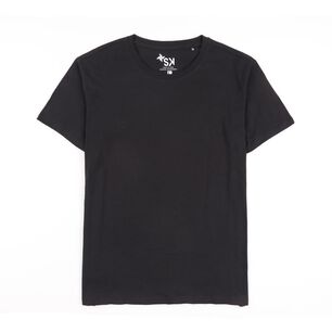 Polera Lisa Slim Manga Corta Cuello Redondo Hombre Skuad
