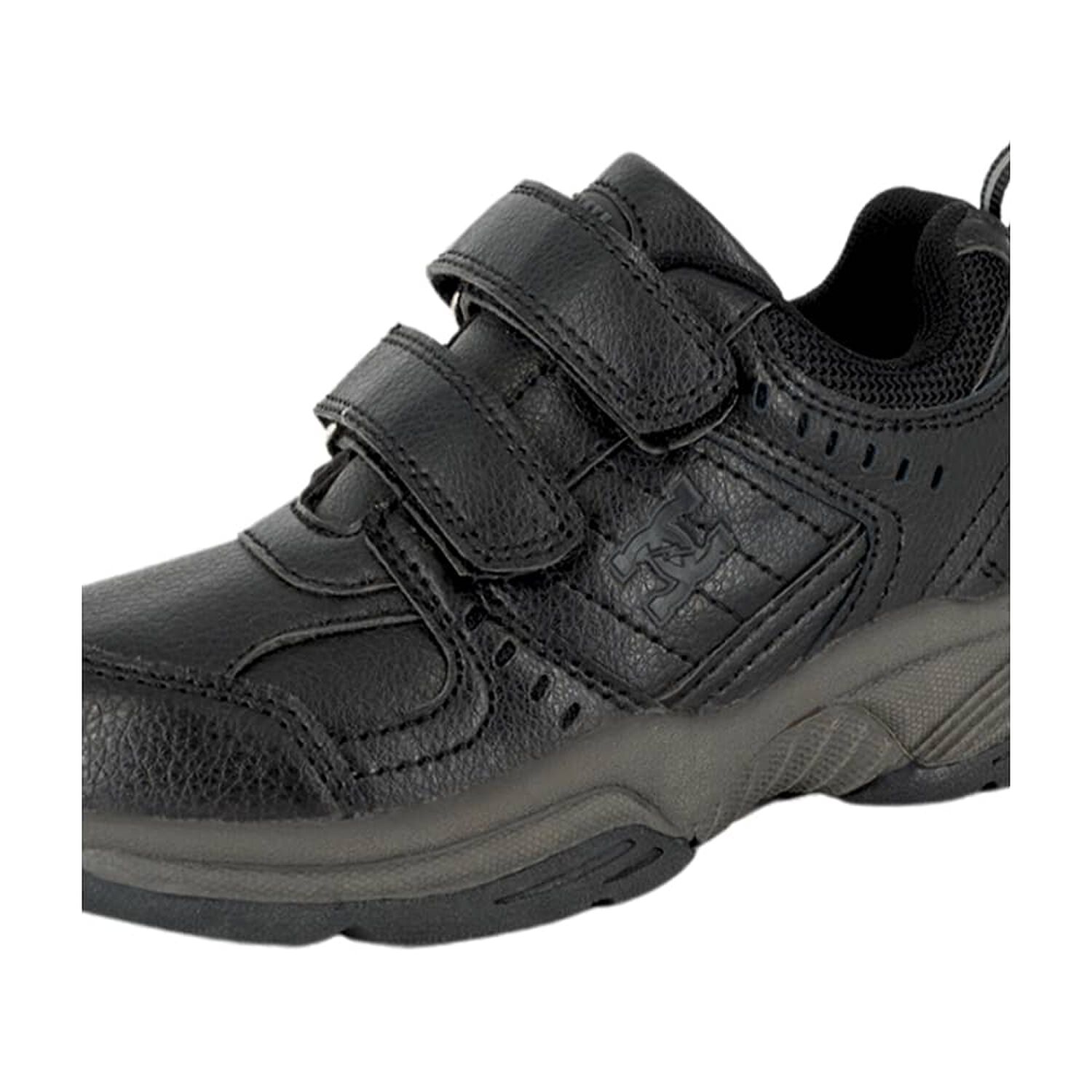 Zapatilla Escolar De Cuero Calar Negro Uns image number 3.0