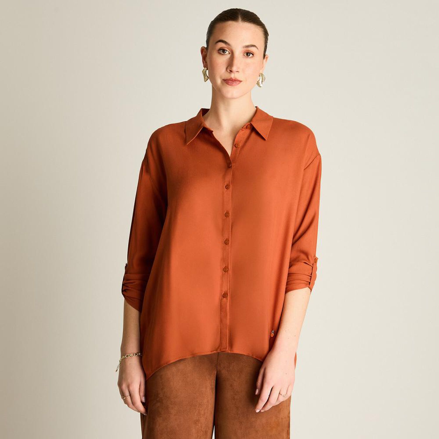 Blusa Manga Larga Mujer Lorenzo Di Pontti image number 0.0