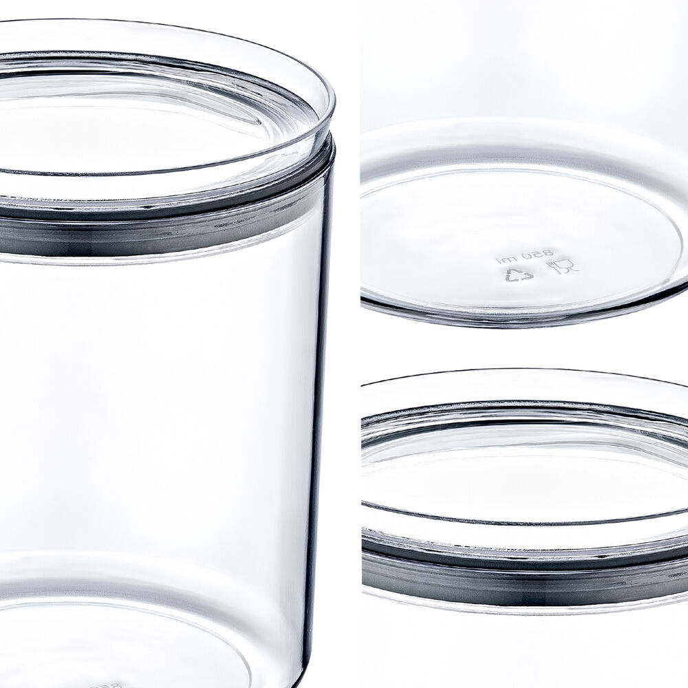 Canister Contenedor Hermético 0,85 Lt Crystal Round image number 4.0