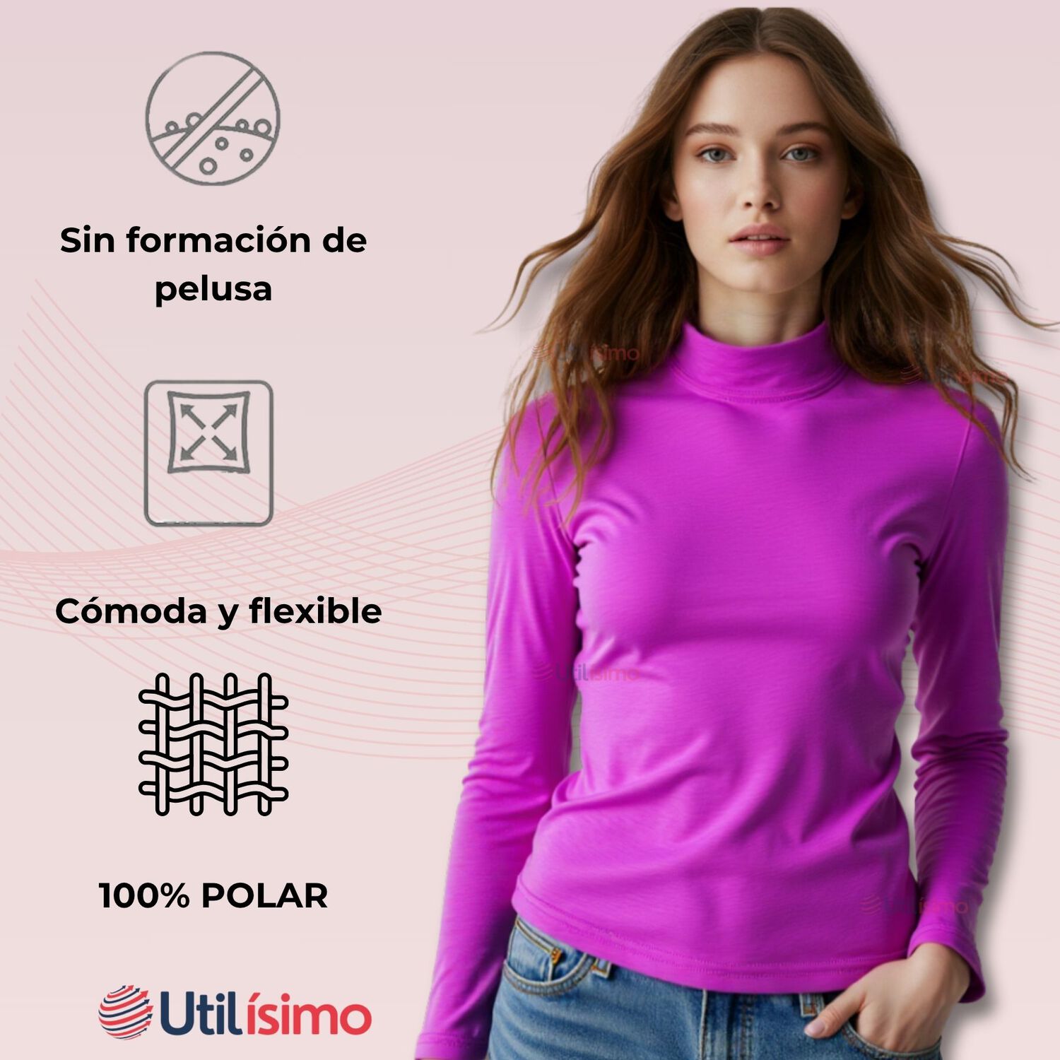 Pack 3 Camiseta Beatle Polar Juvenil Primera Capa Colores Surtidos image number 5.0