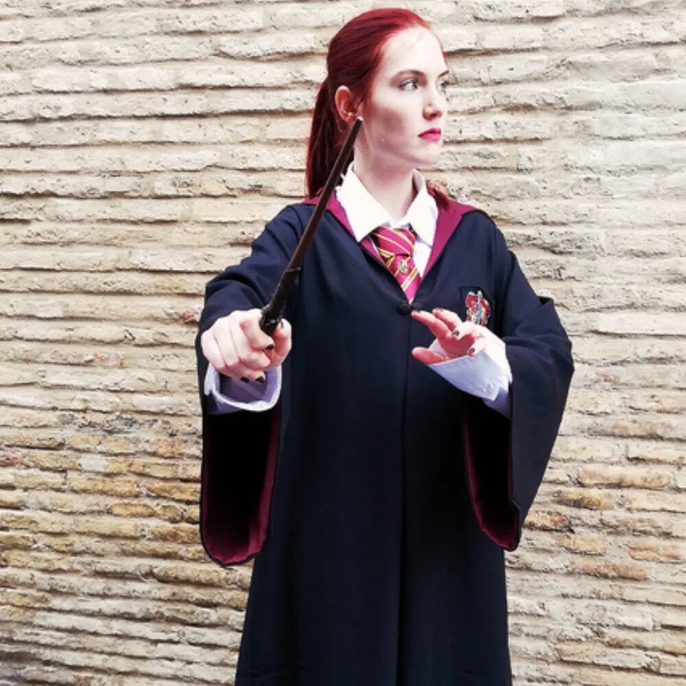 Tunica De Harry Potter Casa Hogwarts Deluxe Logo Bordado Gryffindor Slytherin Ravenclaw Hufflepuff image number 8.0