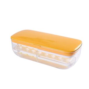 Bandeja Hielo Cubetera Con Almacenamiento 2 Niveles 24 Cubos