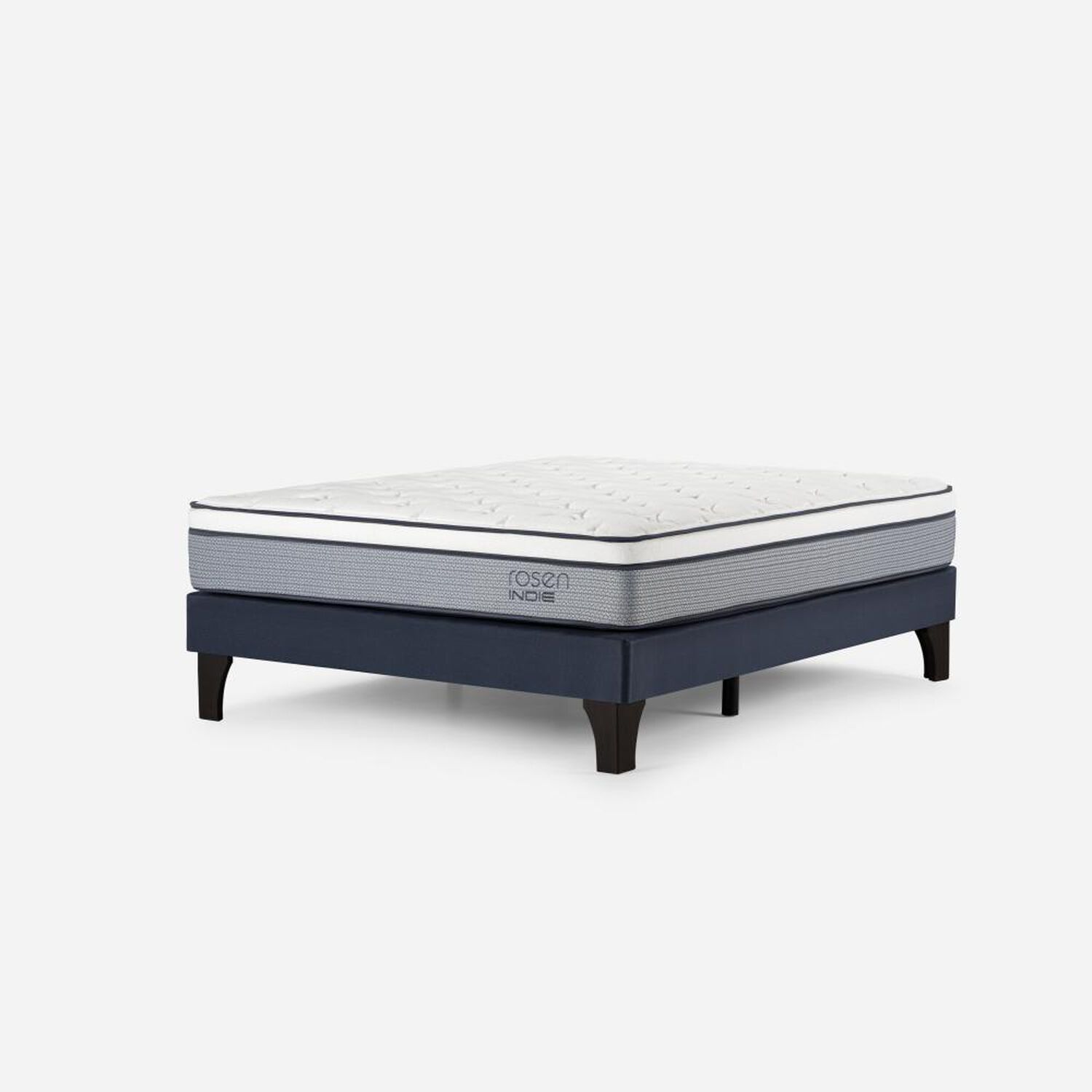 Cama Europea Rosen Indie / 2 Plazas / Base Normal image number 1.0