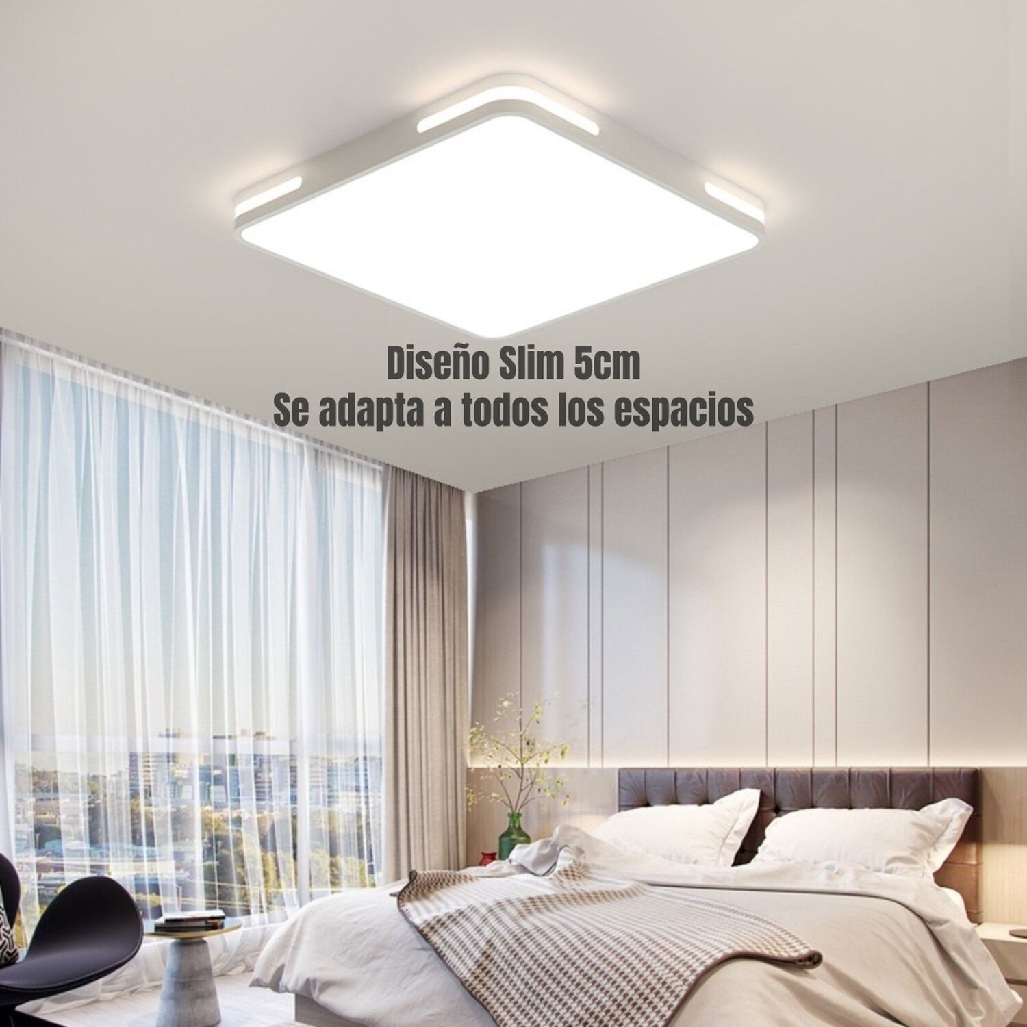 L&aacute;mpara De Techo Led 50x50cm 36w By Lubabycas image number 3.0