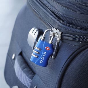 Candado Odis Tsa Maleta Viaje 33mm Combinaci&oacute;n - Azul