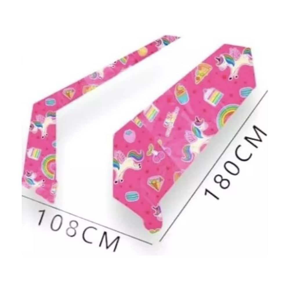 Mantel Cumplea&ntilde;os Dise&ntilde;o De Unicornio 108x180 Cm image number 2.0