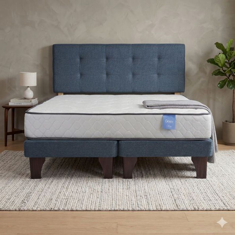 Cama Europea 2 Plazas 190 Rest Respaldo Ginebra image number 0.0