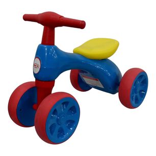 Triciclo Correpasillo Aprendizaje 4 Ruedas Azul Bex