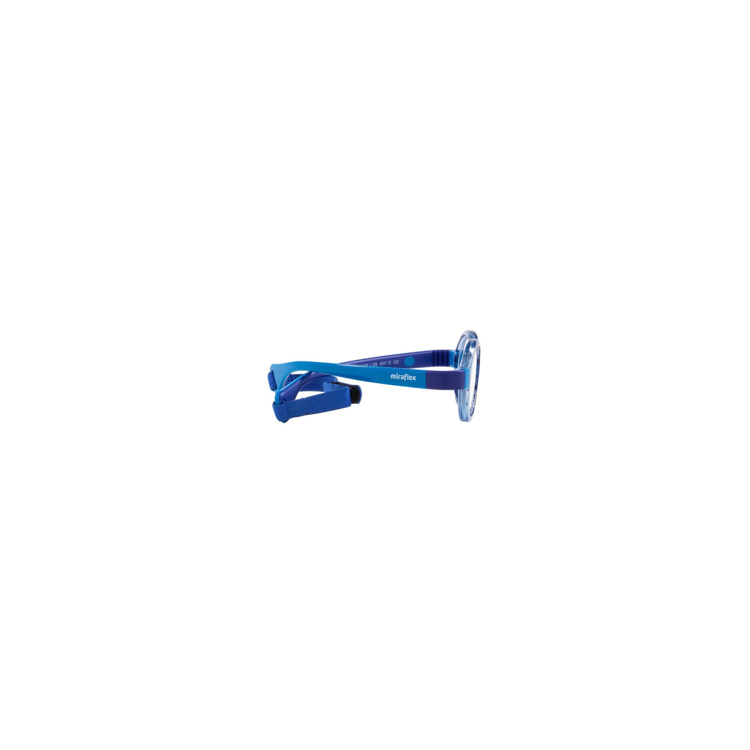 Lentes &Oacute;pticos Azul Con Correa Miraflex Para Ni&ntilde;os image number 9.0
