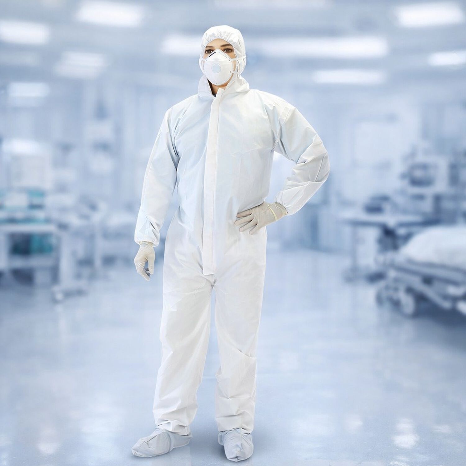 Buzo Blanco Cuerpo Entero M image number 1.0