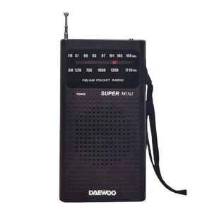 Radio De Bolsillo Am Fm Negro Di213