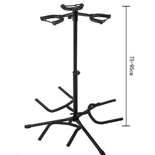 Atril Met&aacute;lico Profesional Para 3 Instrumentos De Cuerda