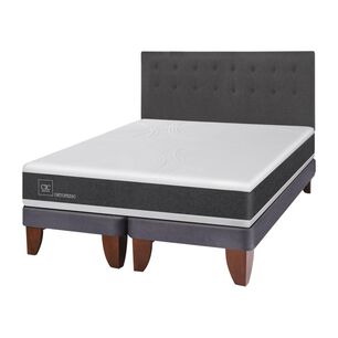 Cama Europea Cic Ortopedic / King / Base Dividida + Respaldo