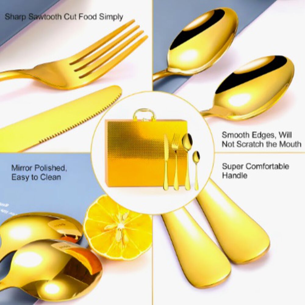 Set De Servicios Acero Inoxidables Tornasol image number 3.0