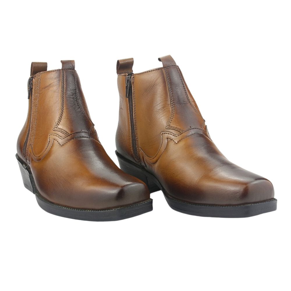 Botin Ferracini Hombre 8907 New Country Caf&eacute; Claro Casual image number 3.0