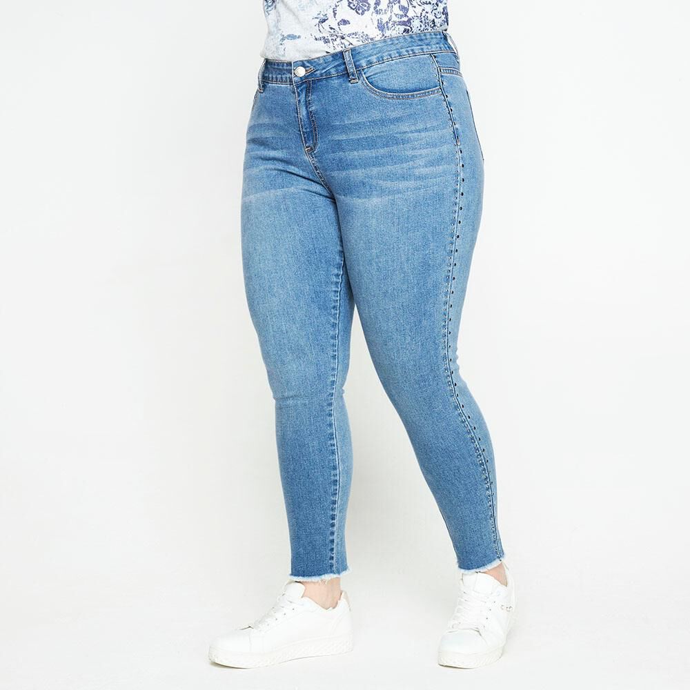Jeans Jogger Tiro Alto Skinny Mujer Sexy Large image number 0.0