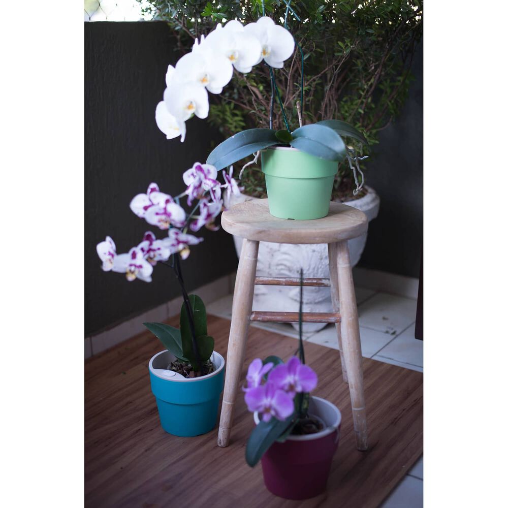 Macetero Autorriego Verde Menta 16 X 14 Cm image number 2.0