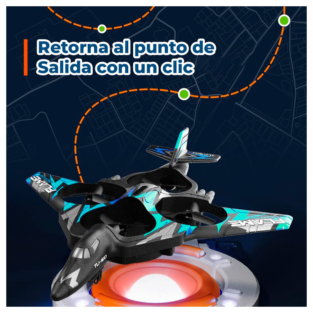 Avion Dron Volador Control Manó Y Control Remoto Niño image number 3.0