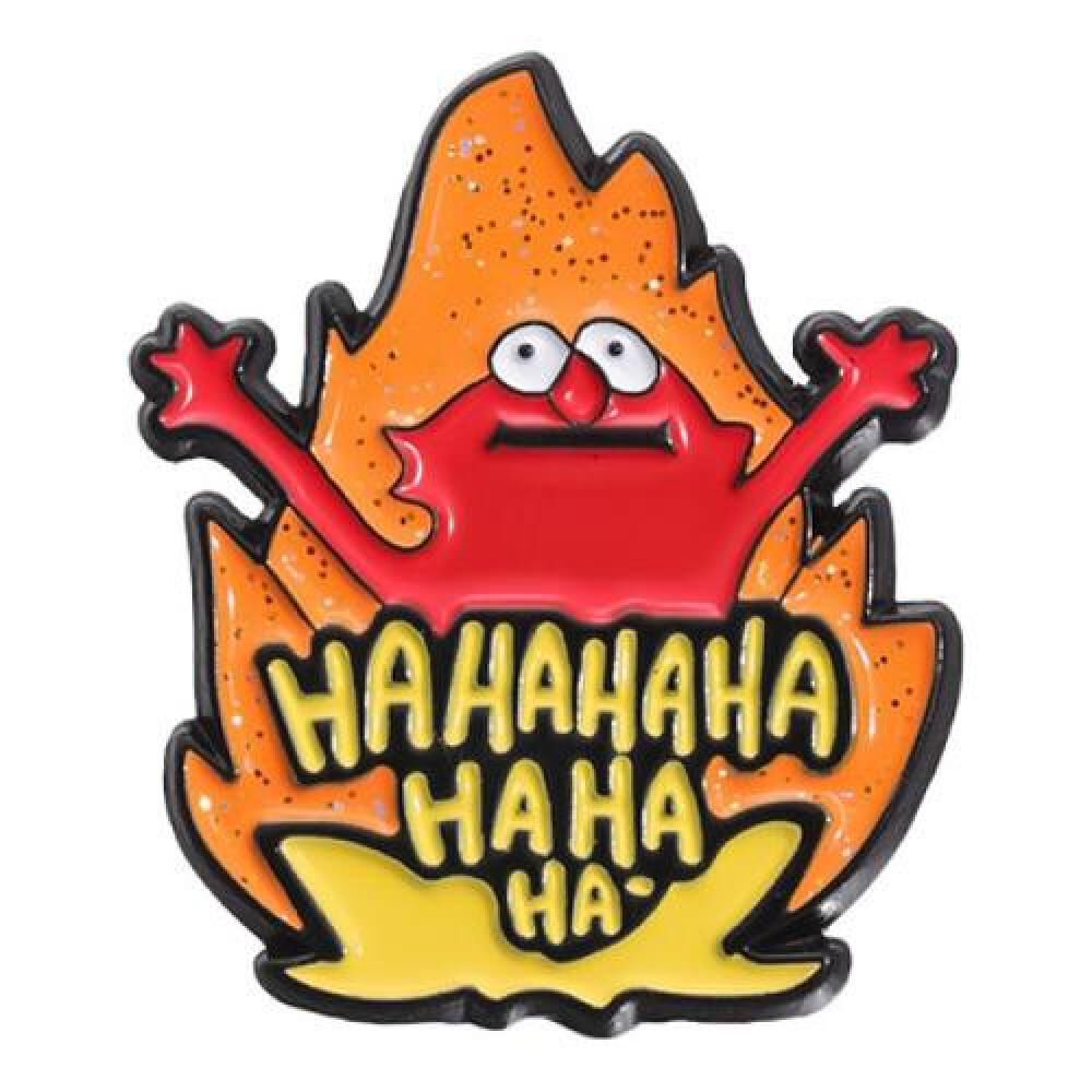 Pin Broche Entretenido Divertido Meme Fire Hellmo Elmo Evil image number 0.0