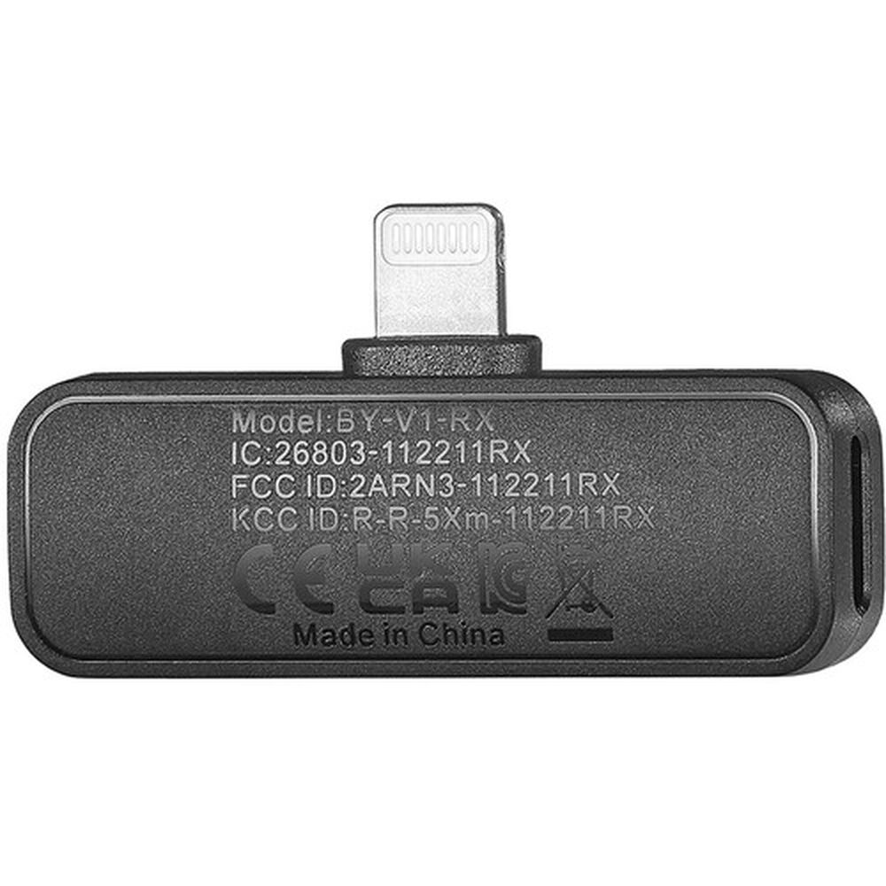 Boya By-v2 Micrófono Inalámbrico Doble Ultra Compacto Y Portable 2.4ghz Conector Lightning image number 7.0