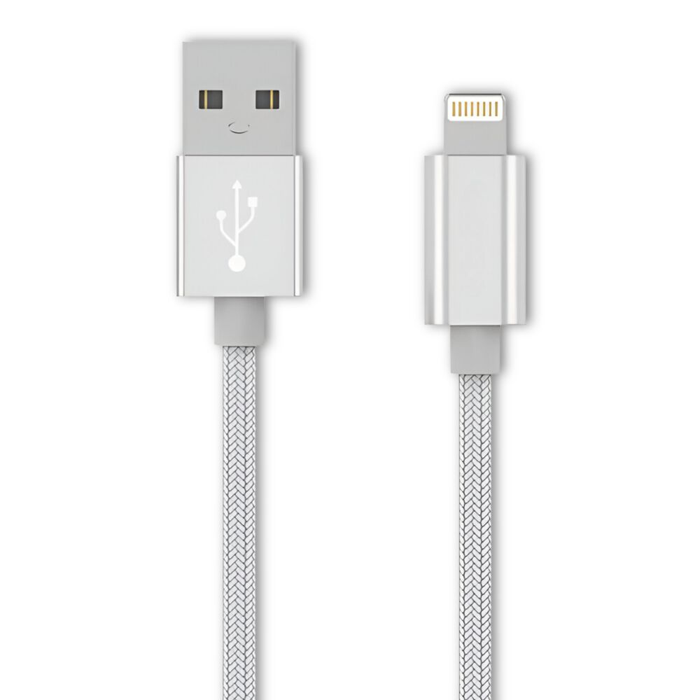 Cable De Datos Fujitel Lightning Acordonado 1m Para Carplay image number 0.0