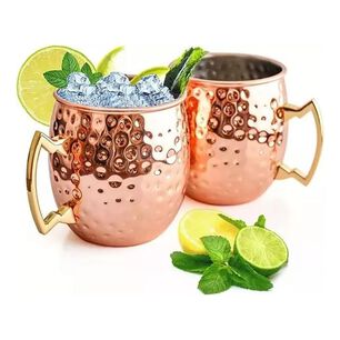 Vaso Cobre 500ml Cocteles Veraniegos Moscow Mule Mojito