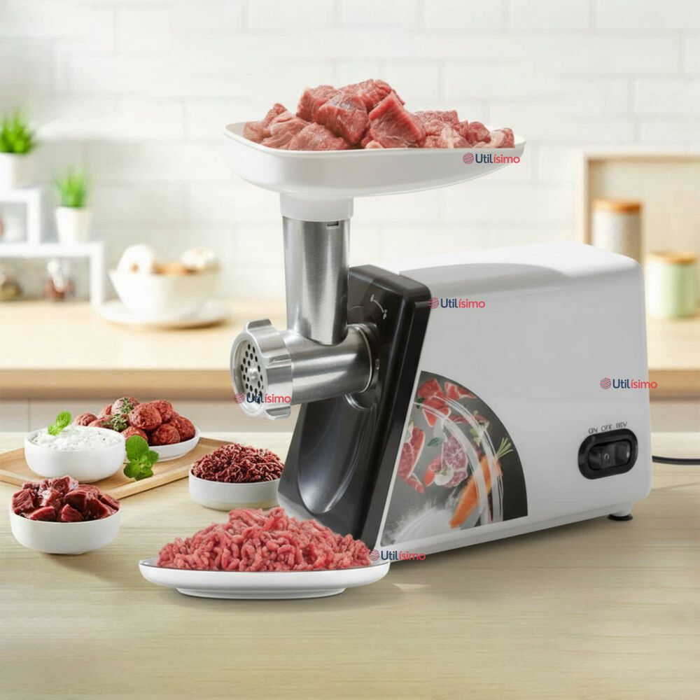 Maquina Moledora De Carnes Picadora Eléctrica 2500w De Potencia Choclo image number 0.0