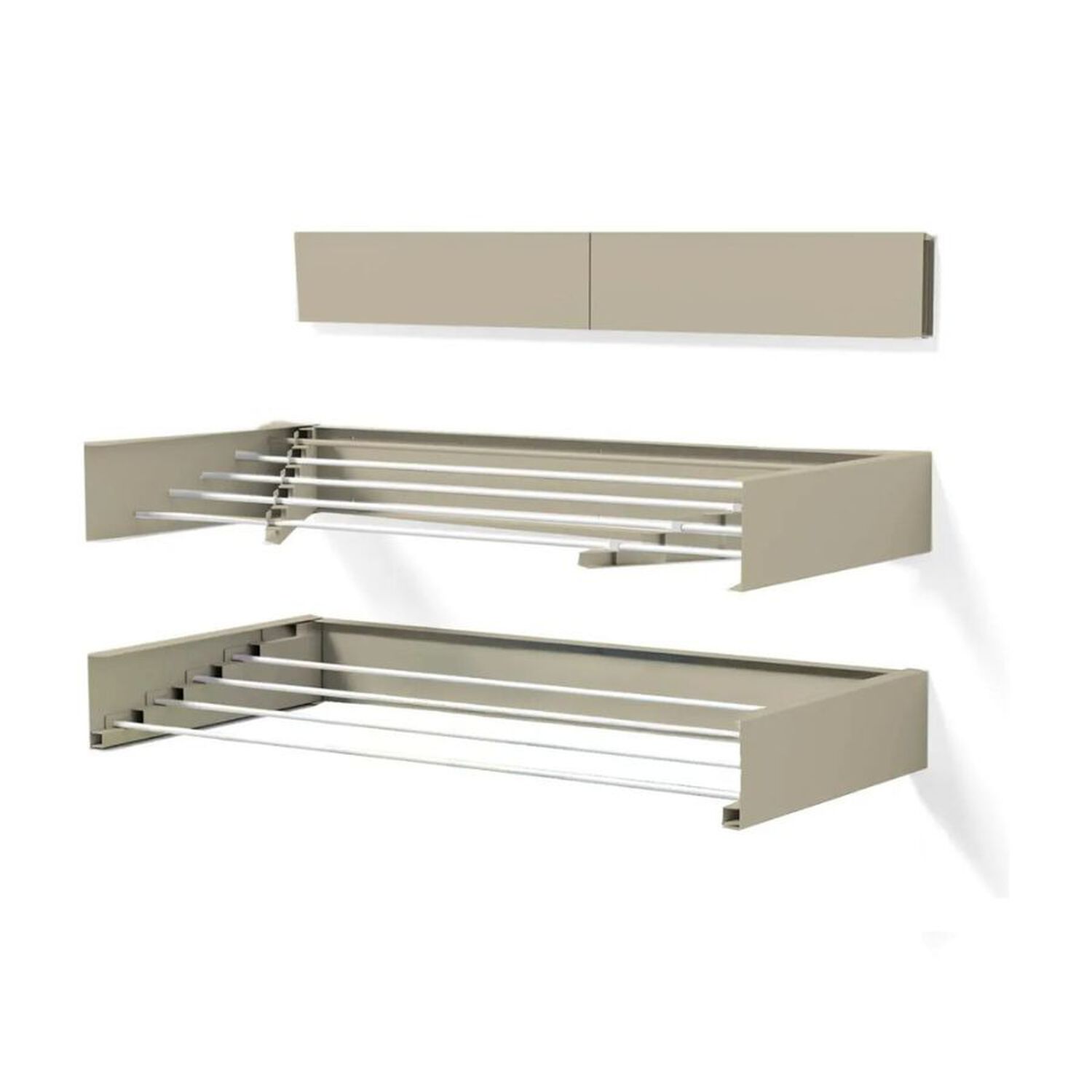 Tendedero Retr&aacute;ctil De Pared Extensible Toallas Ba&ntilde;o Ropa image number 7.0