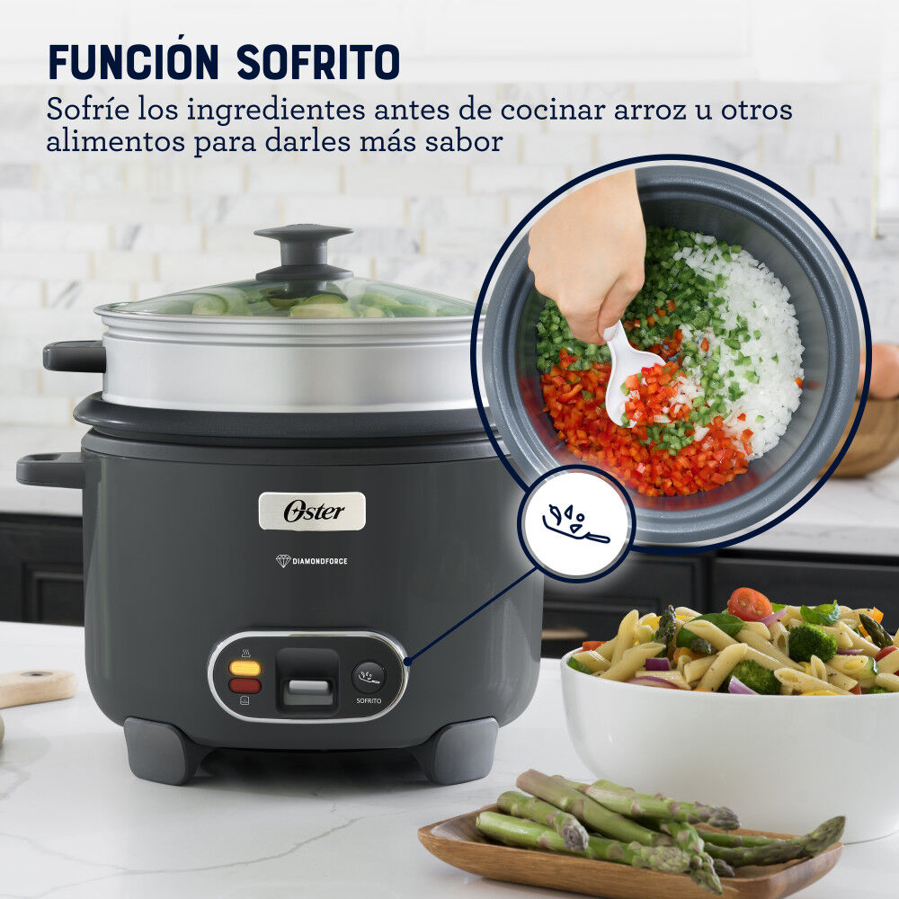 Arrocera 3 En 1 Oster 12 Tazas Diamond Force Ckstrc12dfske image number 2.0
