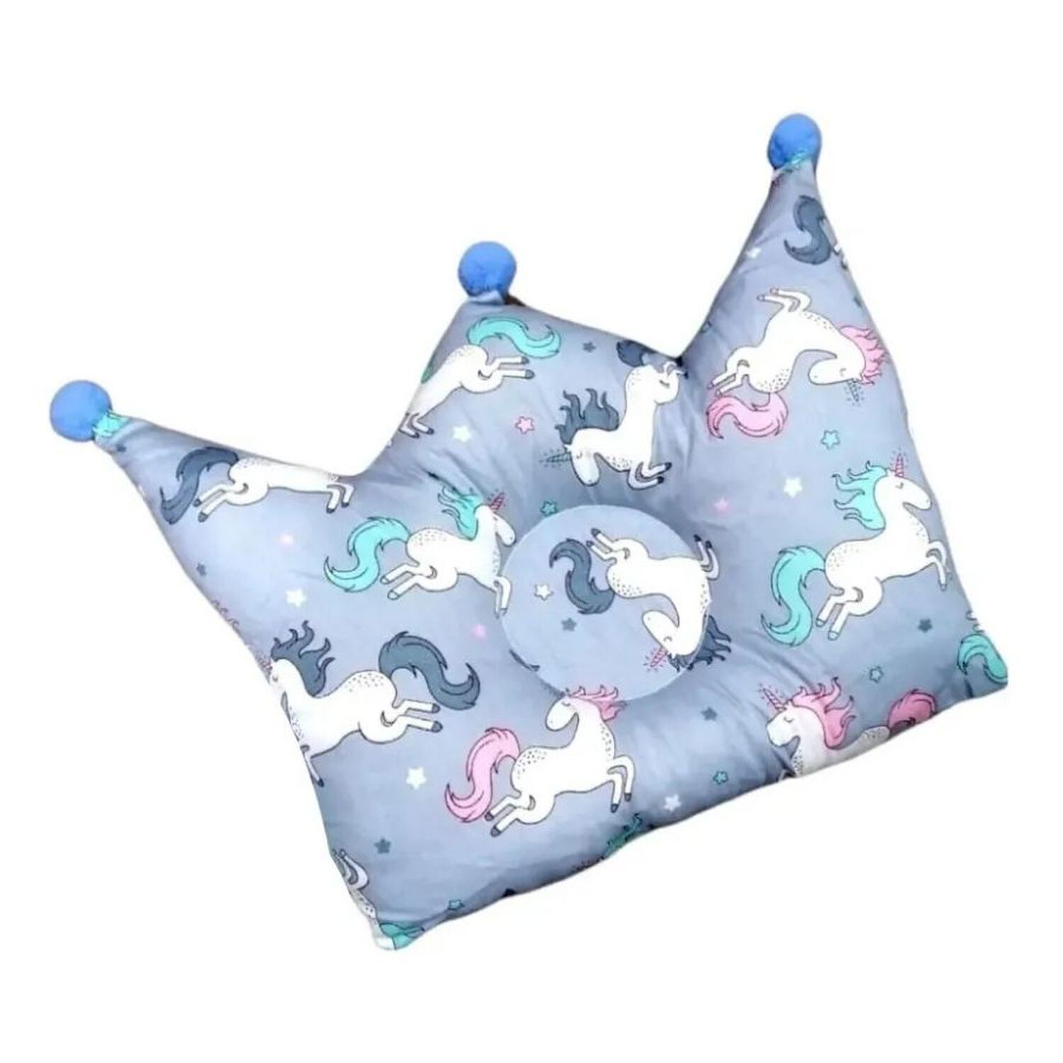 Almohada Corona Coj&iacute;n Bebe Reposa Cabeza Plana Ergon&oacute;mico image number 1.0