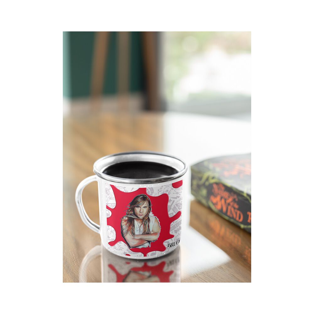 Taza Enlozada Lechera Iron Maiden Bruge Dickinson Rock Music image number 2.0