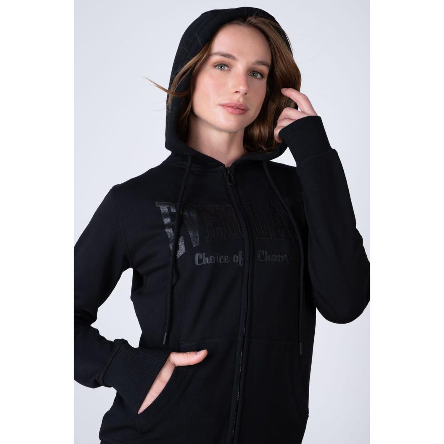 Chaqueta Hood Classic Negro Everlast image number 4.0