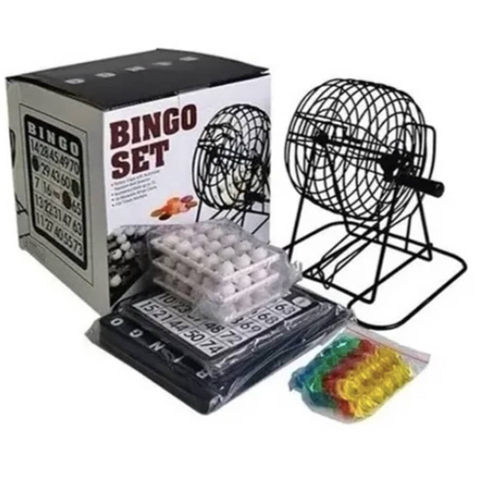 Bingo Completo Incluye Tombola Fichas Pelotas Juego image number 0.0