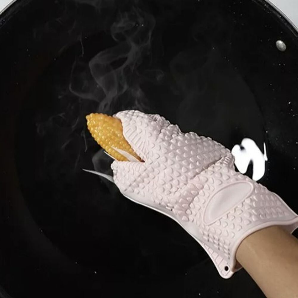 2 Guantes Manopla Protector De Calor (color Gris) Antideslizante image number 3.0