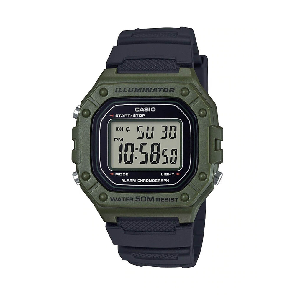 Reloj Hombre Casio W-218h-3avdf Green Edition image number 0.0
