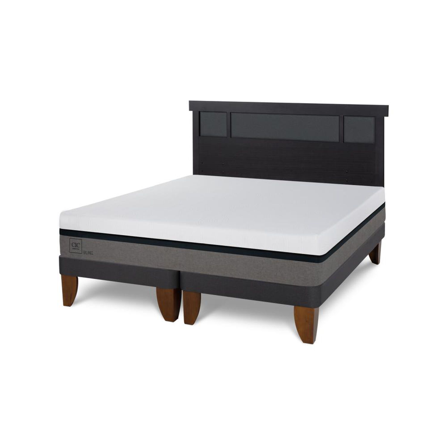 Cama Europea Cic Balance / King / Base Dividida + Respaldo image number 4.0