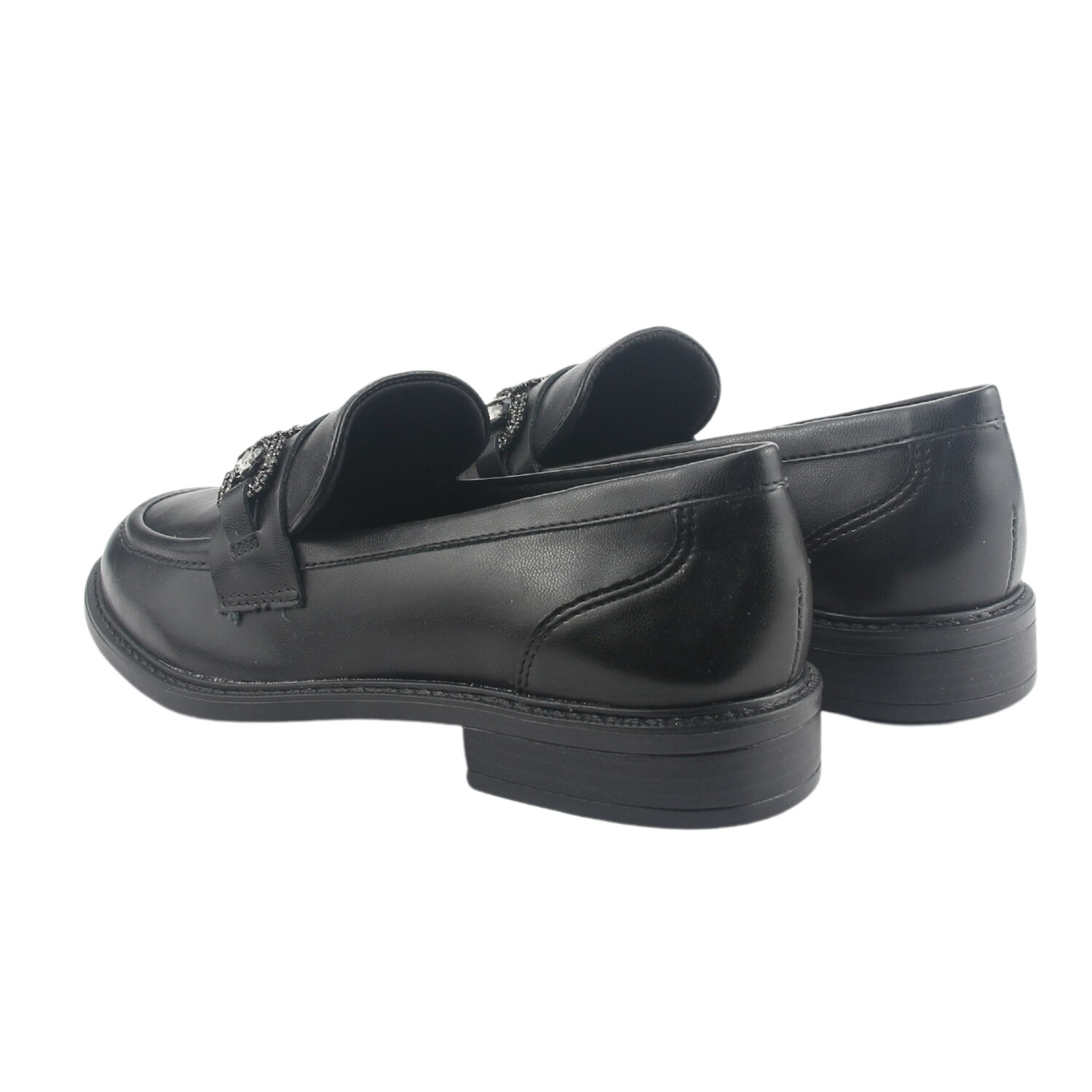 Mocasin Via Marte Mujer 077-004-01 Negro Casual image number 5.0
