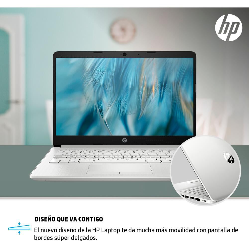 Notebook 14" HP 14-CF2533LA / Intel Core I3 / 4 GB RAM / Integrada Gráficos Intel UHD / 256 GB SSD image number 9.0