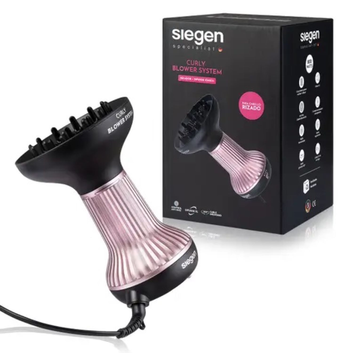 Secador De Pelo Siegen Specialist Curly Blower System Sg3180 800watts image number 5.0