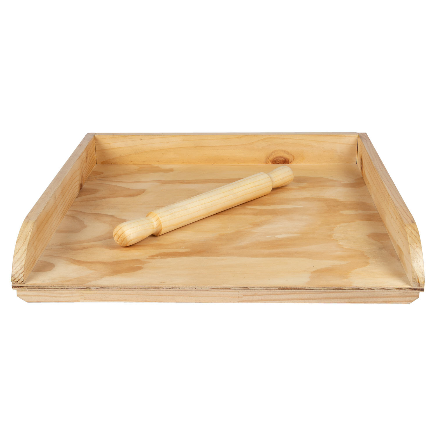 Pack Uslero Y Tabla De Amasar Natural 60x60x5 Cm M&aacute;xima Design image number 0.0