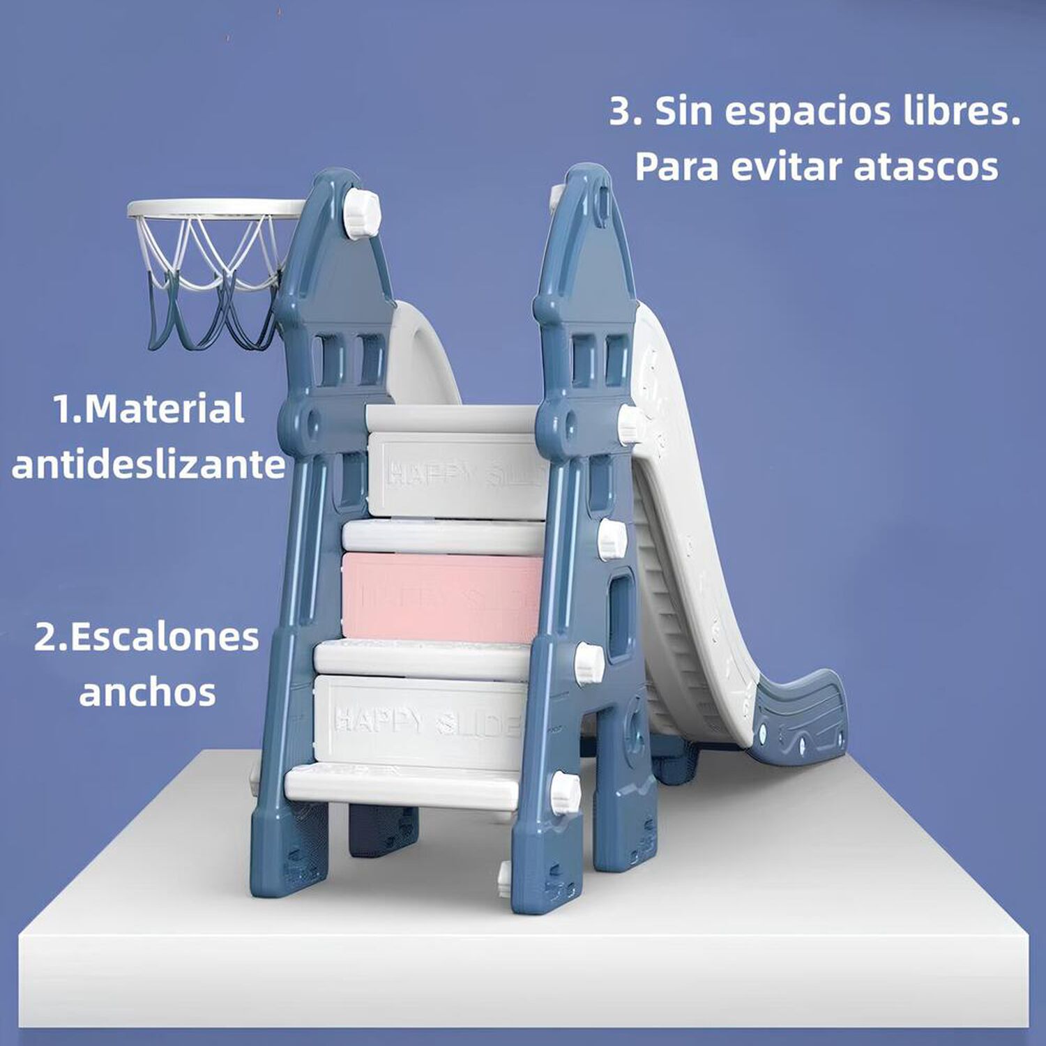 Resbalin Columpio 5 En 1 Con Accesorios Azul Lubabycas image number 3.0