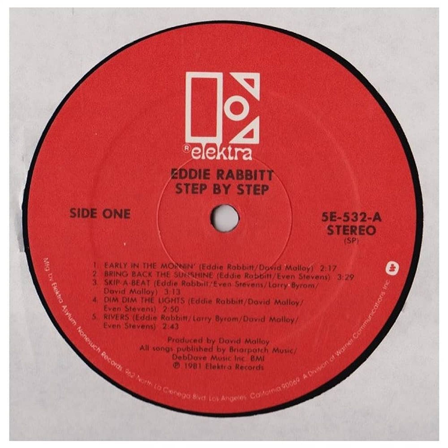 Eddie Rabbitt - Step By Step | Vinilo Usado image number 2.0